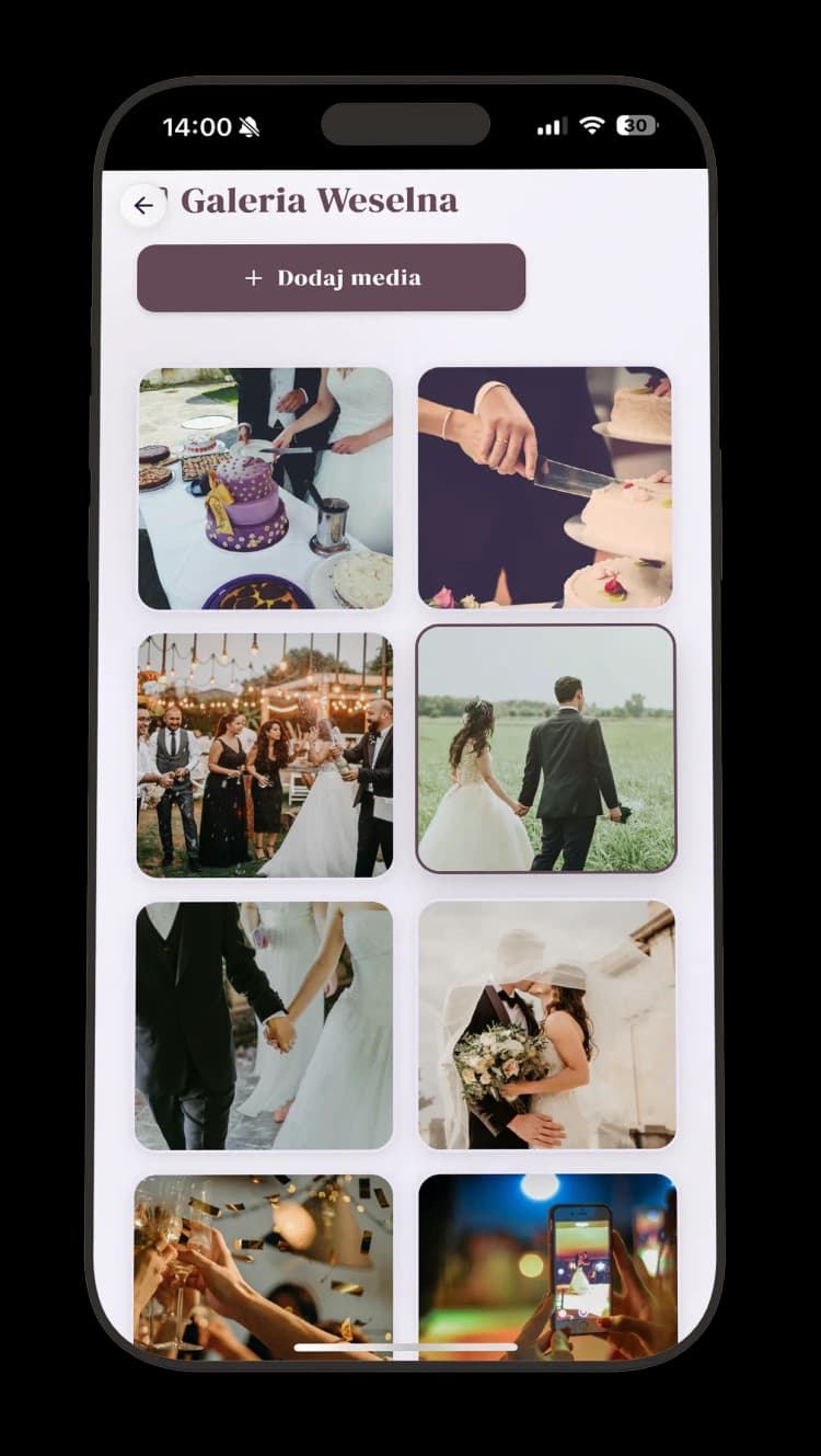 RSVP w aplikacji FoxyRose