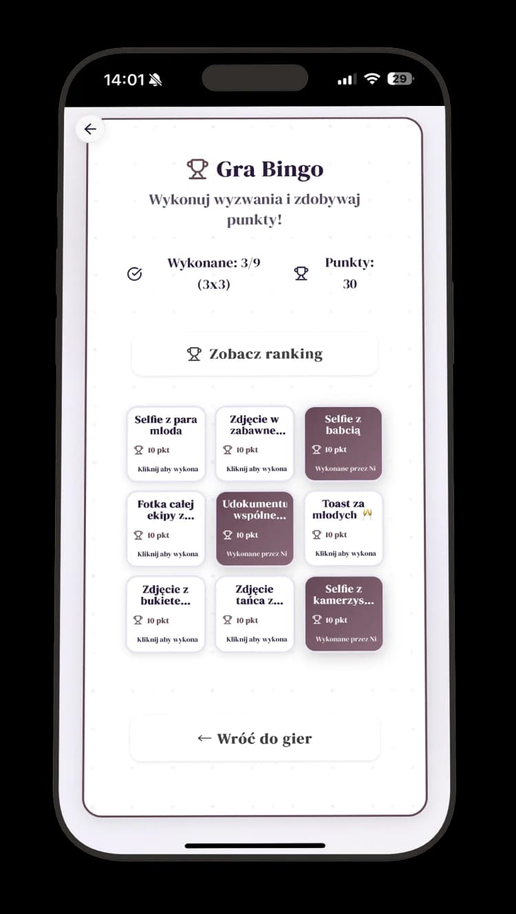 Profil użytkownika w aplikacji FoxyRose